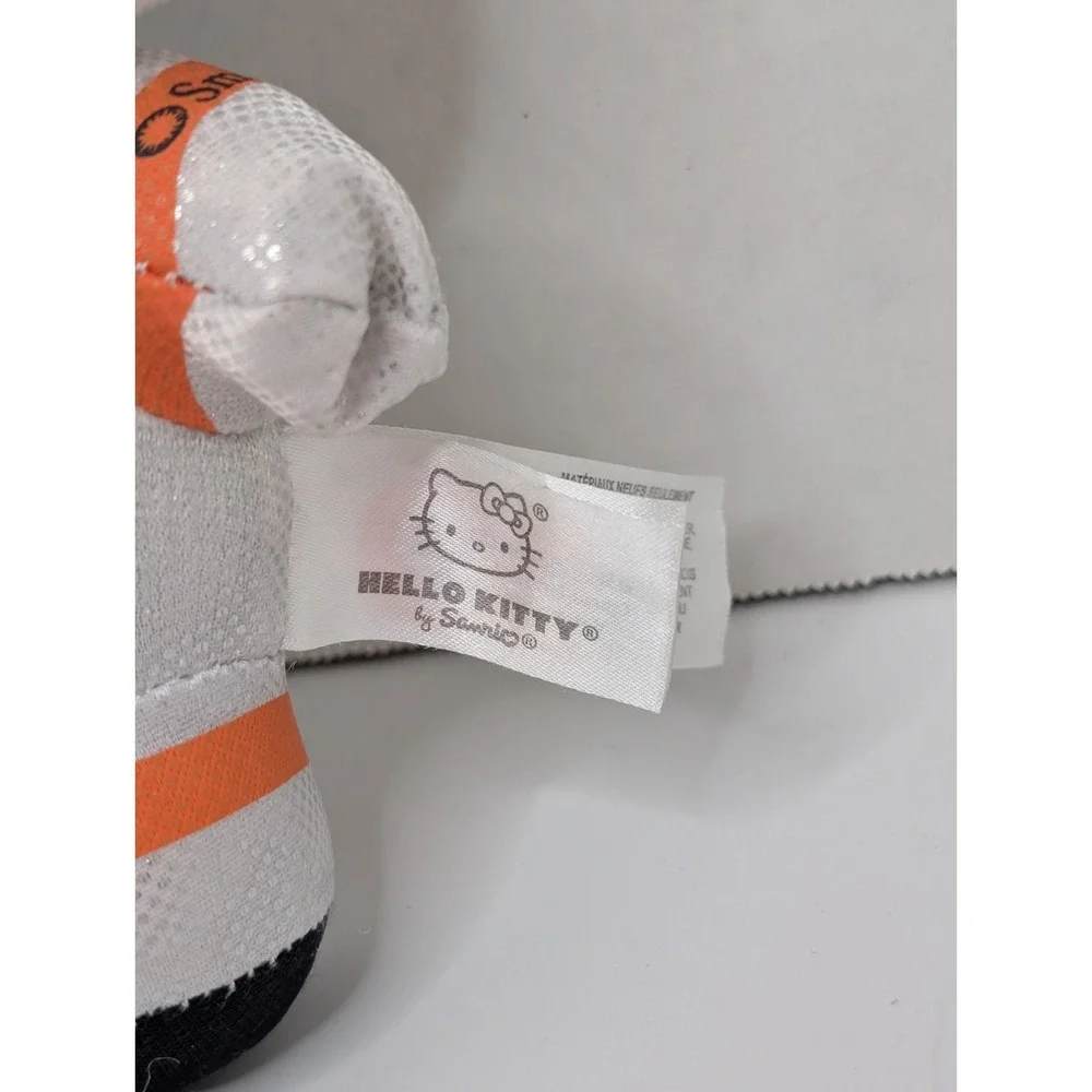 Sanrio Hello Kitty NASA Smithsonian Orange Astronaut Space Suit Sequin Plush 8" - Picture 3 of 7